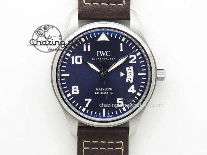 MIROTIME 0419 SportInspired Portofino IW458101 RG MK 1:1 Best Edition Gray Dial On Brown Leather Strap MIYOTA 7165